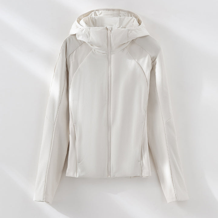 Damen Leichte Softshell-Jacke mit Kapuze, Raglanärmeln und taillierter Passform Drune