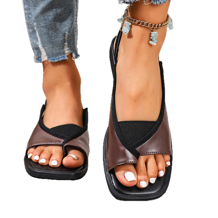 Damen Elegante und bequeme Sling-Sandalen mit flexiblem Fußbett Drune
