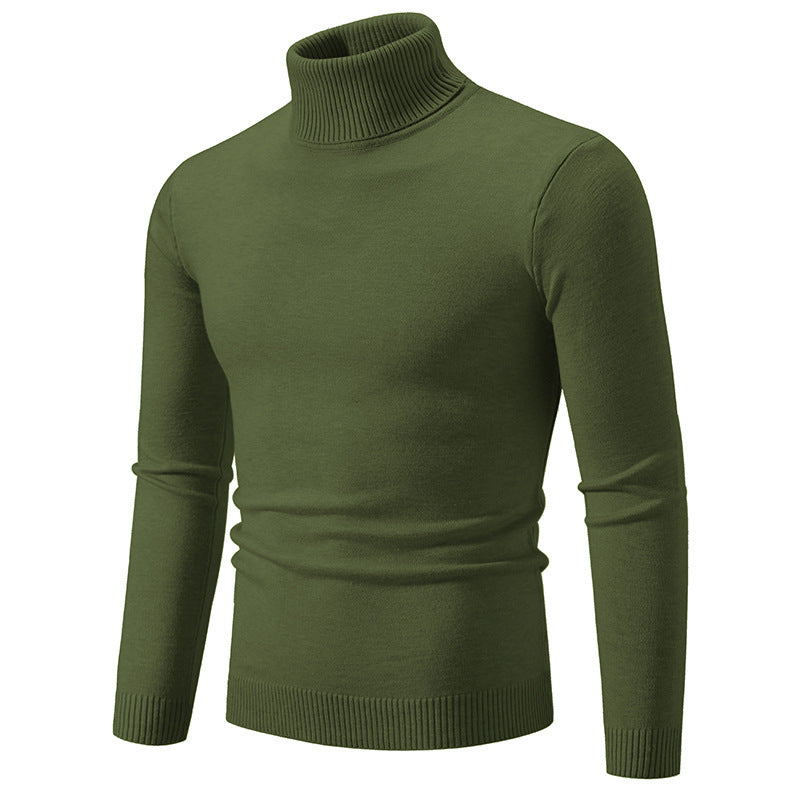 Herren schicker Rollkragenpullover aus hochwertiger Baumwolle Drune