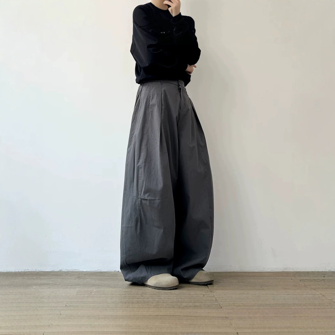 Damen Weitgeschnittene Chino-Hose Drune