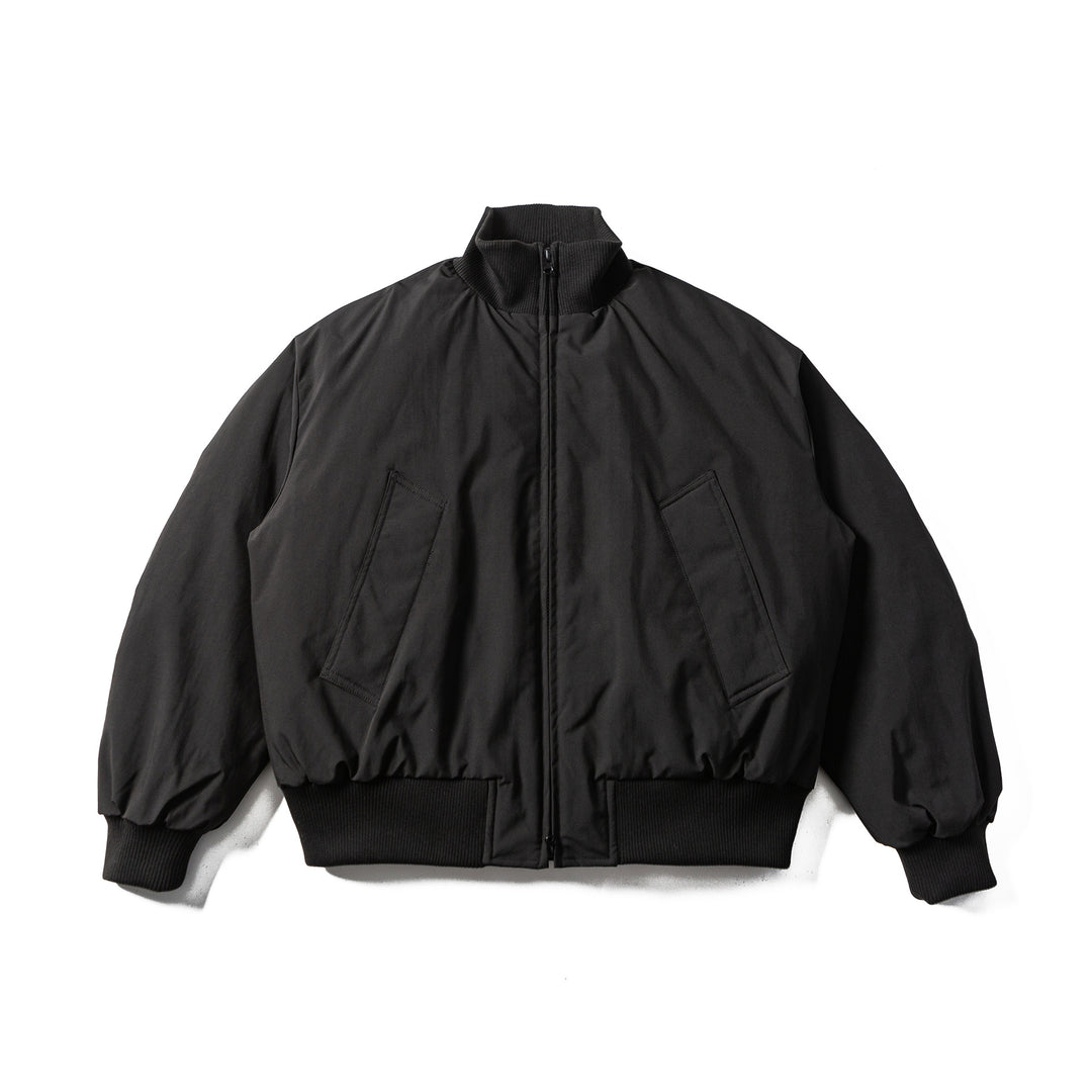 Herren Boxy wattierter Kurzblouson mit Rippenkragen und ergonomischen Eingrifftaschen Drune