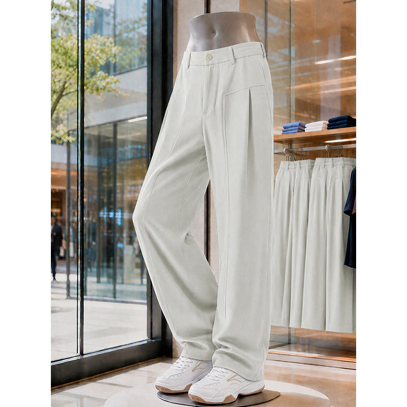 Damen Hochmodern geschnittene Stoffhose Drune