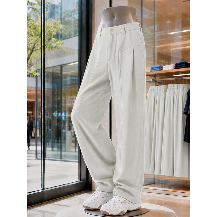 Damen Hochmodern geschnittene Stoffhose Drune