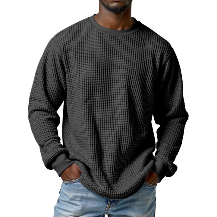 Herren Urbaner Pullover mit Waffelstruktur Drune