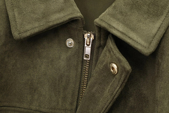 Drune | Übergrößen Wildlederjacke