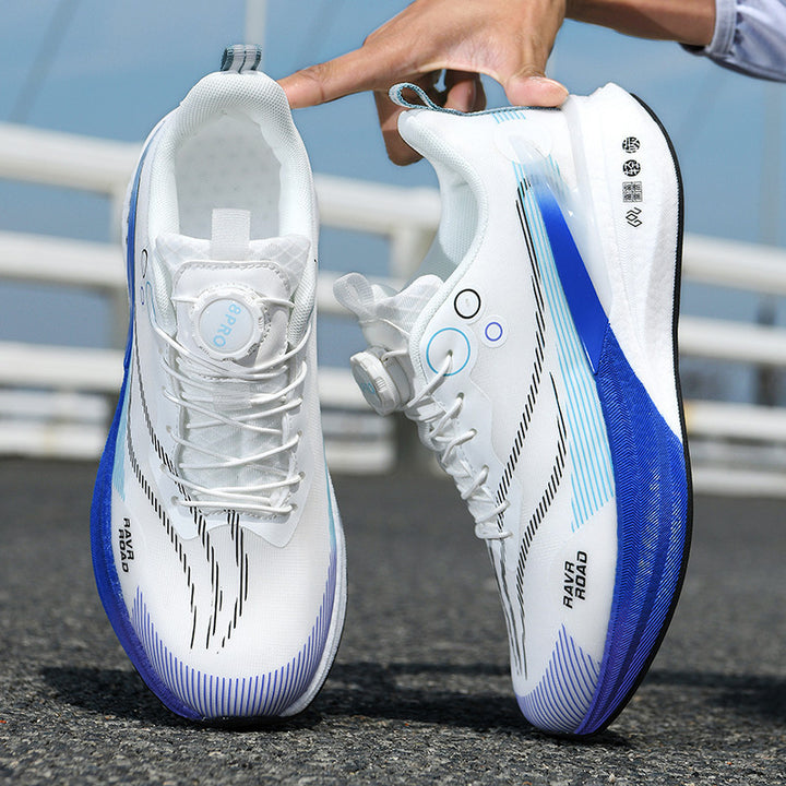 Unisex Performance-Laufschuhe mit Drehverschluss, mehrschichtiger Rebound-Zwischensohle und stabiler TPU-Fersenstütze Drune
