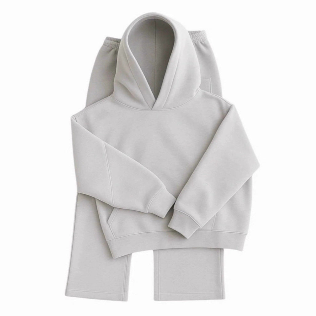 Damen Sportliches Hoodie-Set