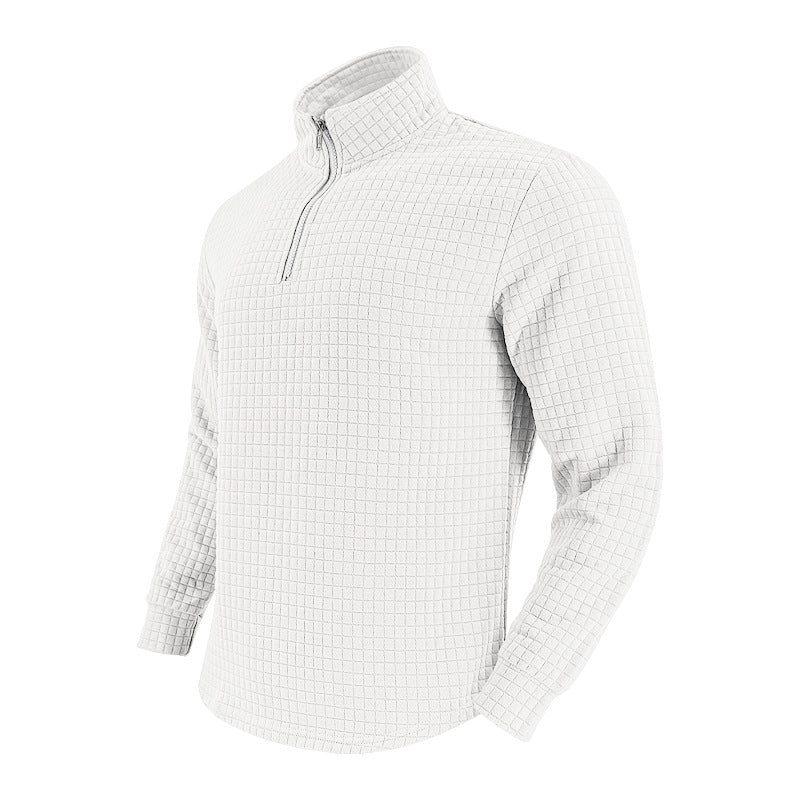 Herren Thermo-Fleecepullover mit Reißverschluss und strukturiertem Design Drune
