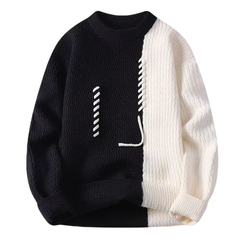 Herren Modischer Pullover mit Struktur Drune