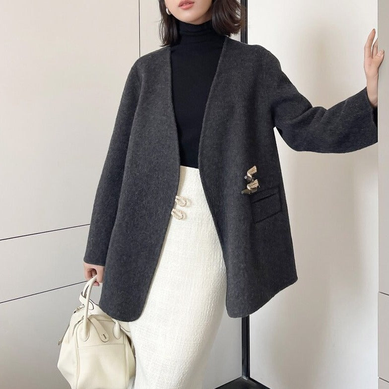 Damen Elegante und lässige Strickjacke Drune