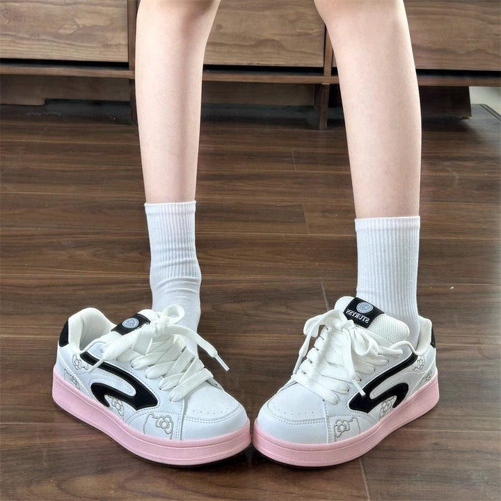 Damen Modische Sneaker mit verspieltem Design und bequemer Dämpfung Drune