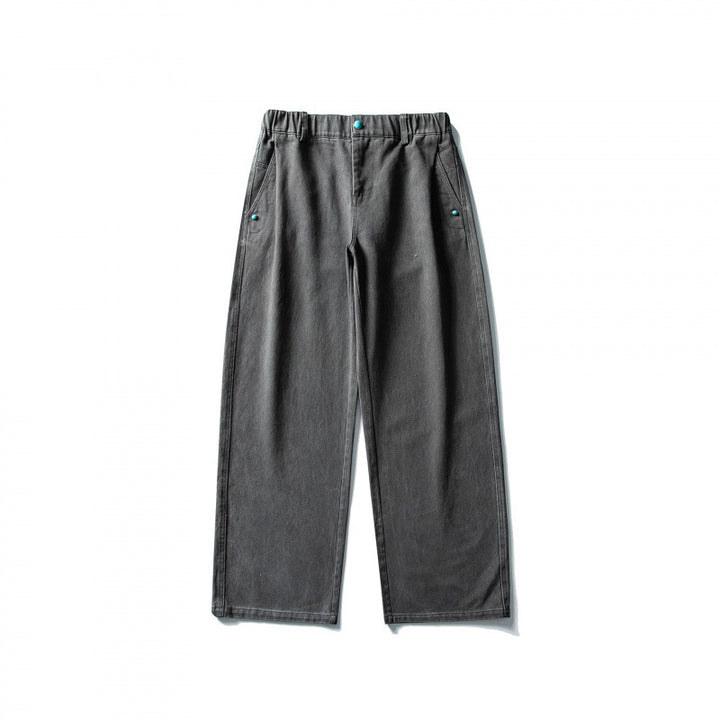 Damen Wide‑Leg Jeanshose aus robustem Denim mit elastischem Bund Drune