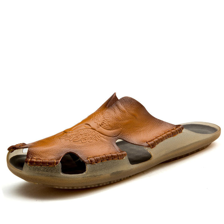 Damen Leder-Clogs mit luxuriösem Design und atmungsaktiver Sohle Drune