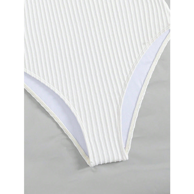 Damen High-Waist Badeanzug mit Cut-Out Drune