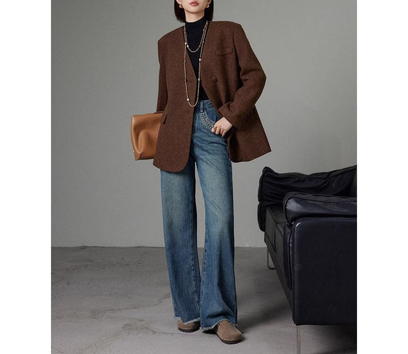Damen Eleganter oversized Blazer Drune