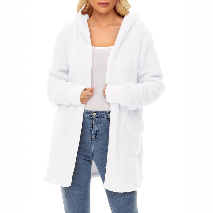 Damen weicher Fleece-Mantels Drune