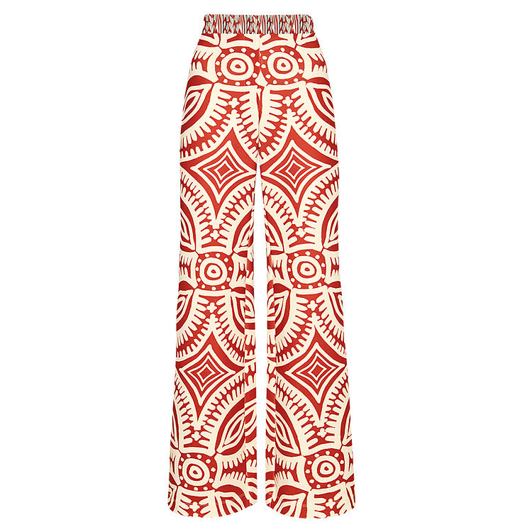 Damen Eleganter asymmetrischer Badeanzug mit stylischem Muster Drune