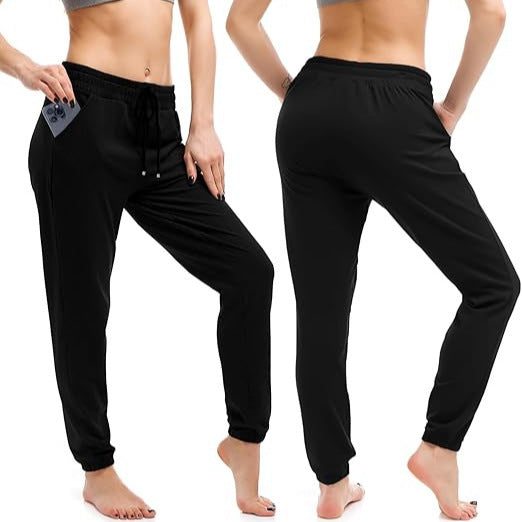 Damen Jogginghose mit hohem elastischem Bund, Tunnelzug und schmal zulaufenden Säumen Drune