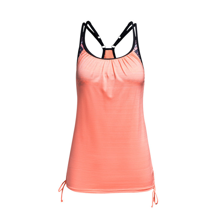 Damen Tankini-Top mit verstellbaren Trägern und modischem Rückendetail Drune