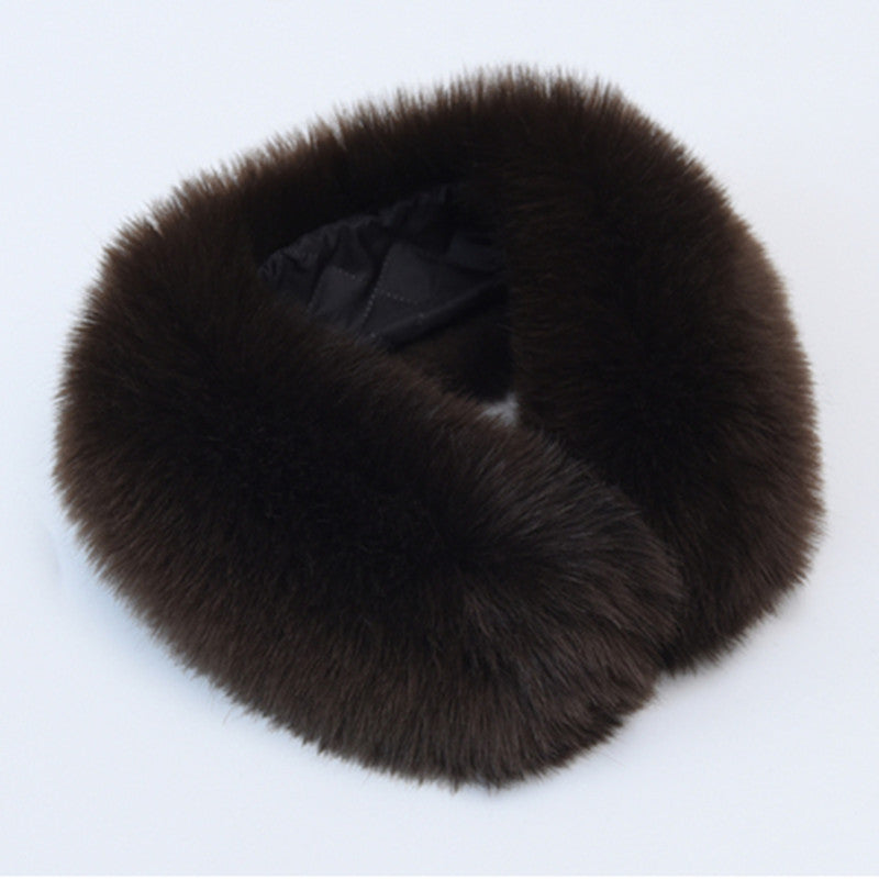 Damen Hochflor‑Loop‑Schal aus Kunstpelz mit weichem Futter Drune