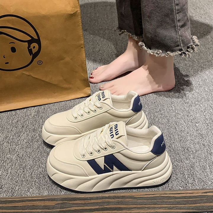 Damen modische Sneaker mit einzigartiger Sohlenstruktur und atmungsaktivem Obermaterial Drune