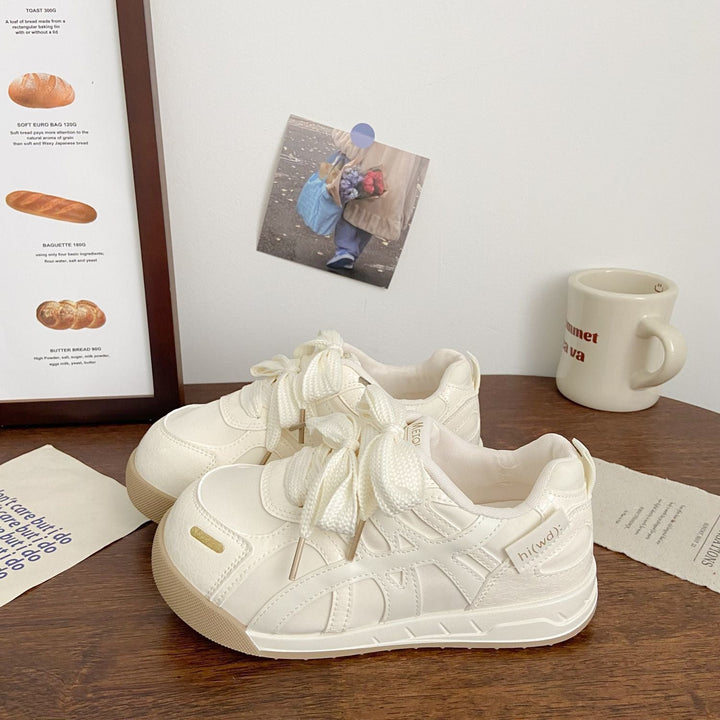 Damen Sportliche Sneakers mit verspielten Schnürdetails und modischem Obermaterial Drune