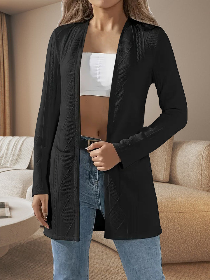 Damen elegante Jacke mit strukturiertem Design Drune