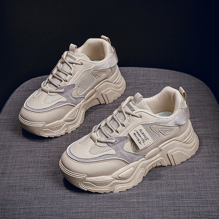Damen Sneakers im modernen Chunky-Stil mit atmungsaktivem Obermaterial und gepolsterter Sohle Drune