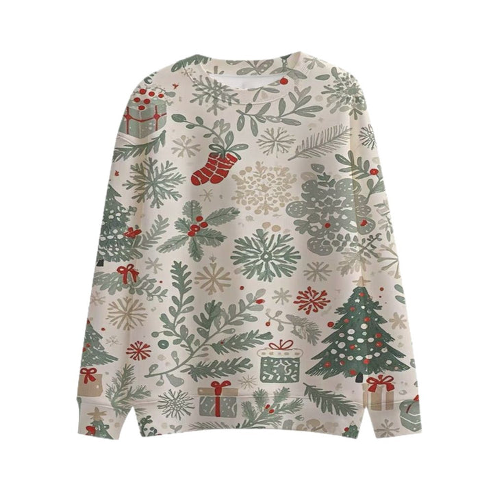 Damen Festlicher Weihnachts-Sweatshirt Drune