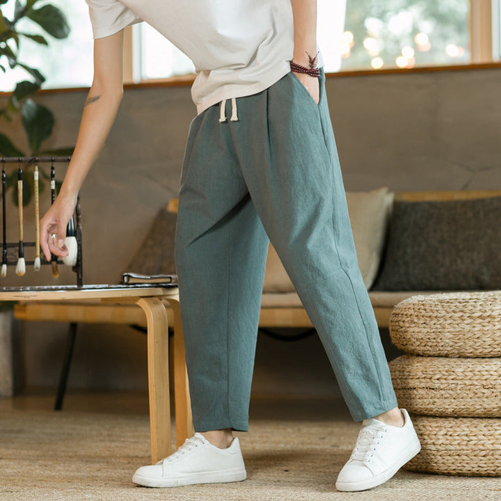 Drune | Bequeme Männerhose Mit Kordelzug