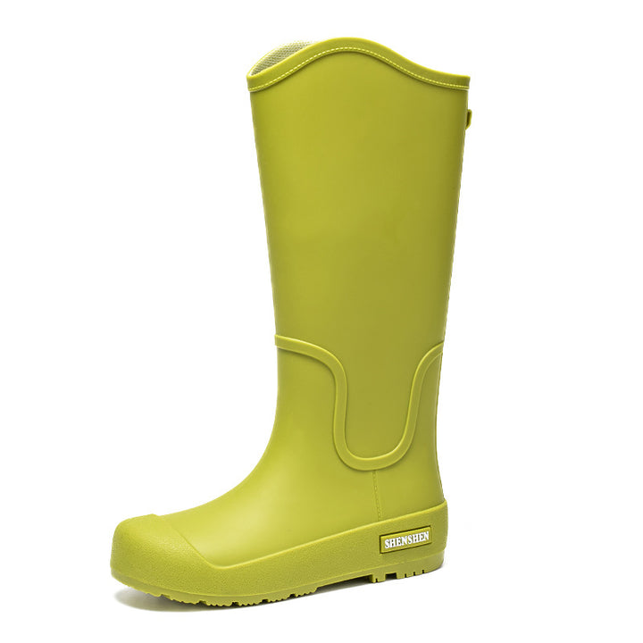 Herren Wasserdichte Vollgummi-Arbeitsstiefel mit verstärkter Zehenpartie und griffiger Profilsohle Drune