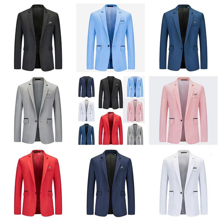 Herren eleganter Blazer mit strukturiertem Design und feinen Details Drune