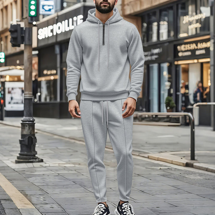 Herren Sportliches Jogginganzug mit strukturiertem Design Drune