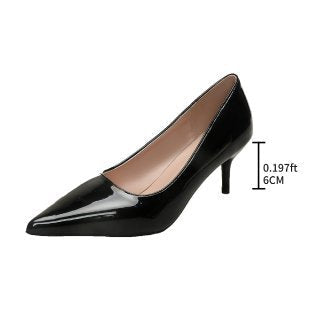 Damen elegante Stiletto-Pumps mit schmaler Zehenpartie Drune
