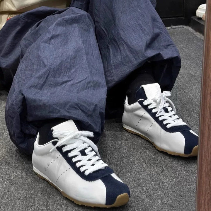 Damen Sneakers im eleganten Retro-Design mit atmungsaktiver Oberflächenstruktur Drune