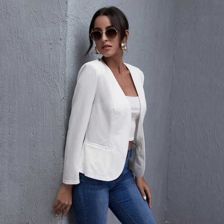 Damen Elegante Blazerjacke mit modernem Schnitt und praktischen Taschen Drune