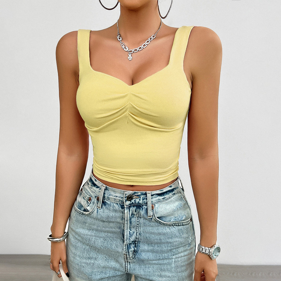 Damen Figurbetontes Top Drune