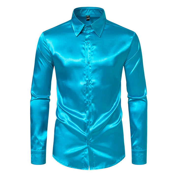 Herren Seidenhemd Drune