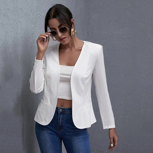 Damen Elegante Blazerjacke mit modernem Schnitt und praktischen Taschen Drune
