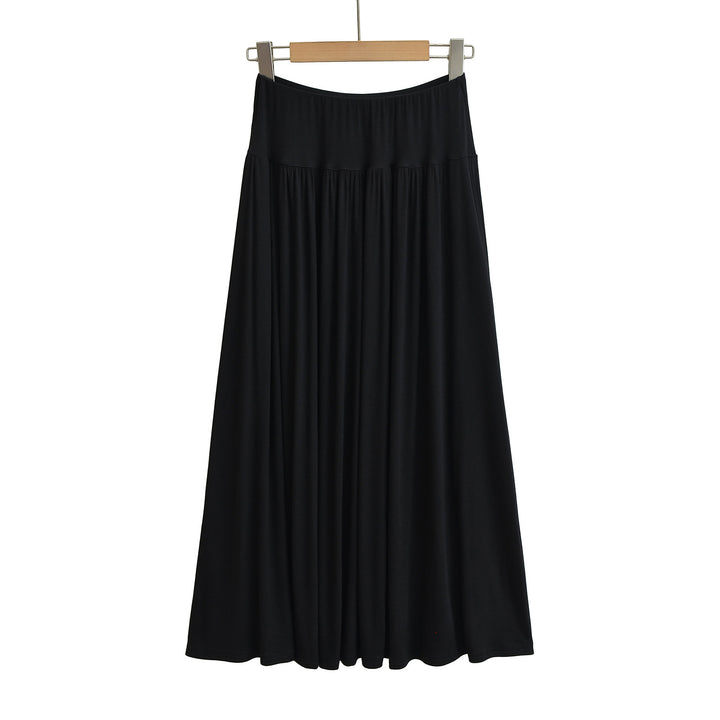 Damen Maxirock mit hohem Komfortbund und schwingendem Design Drune