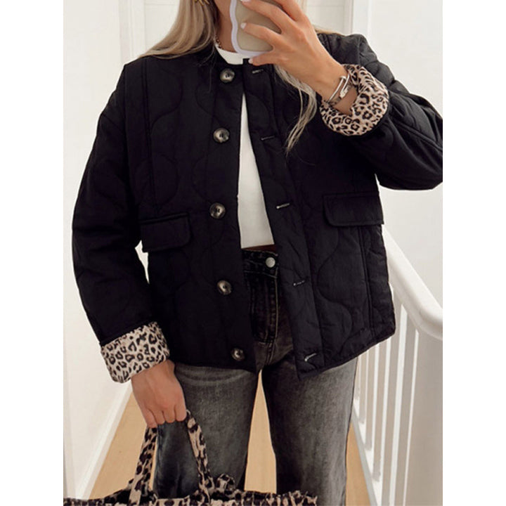 Damen Steppjacke mit kunstvollem Muster und praktischen Taschen Drune