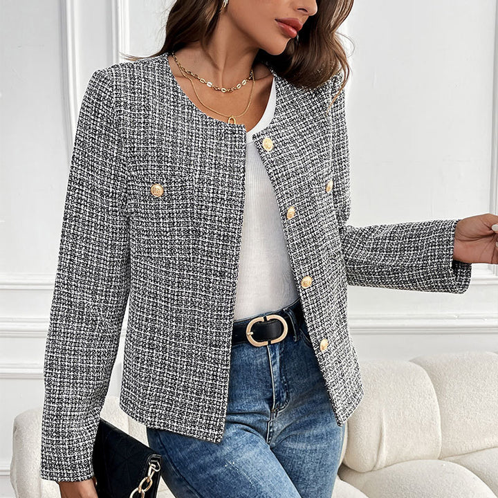 Damen Elegant geschnittene Blazerjacke Drune