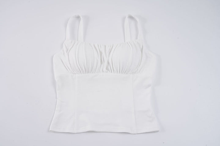Damen-Bustier-Oberteil mit schmeichelnder Passform und feinen Rüschen Drune
