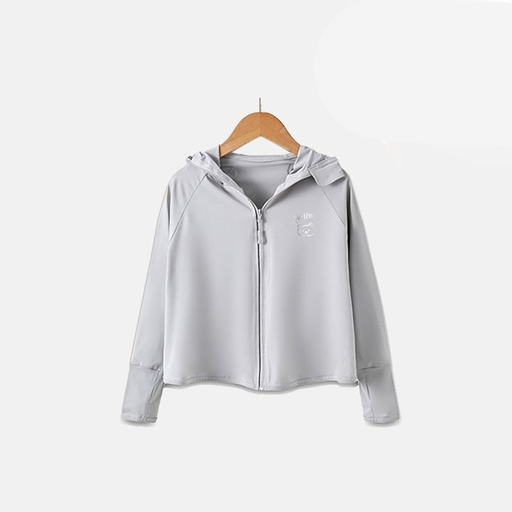 Damen atmungsaktive UV-Schutzjacke mit hohem Kragen Drune