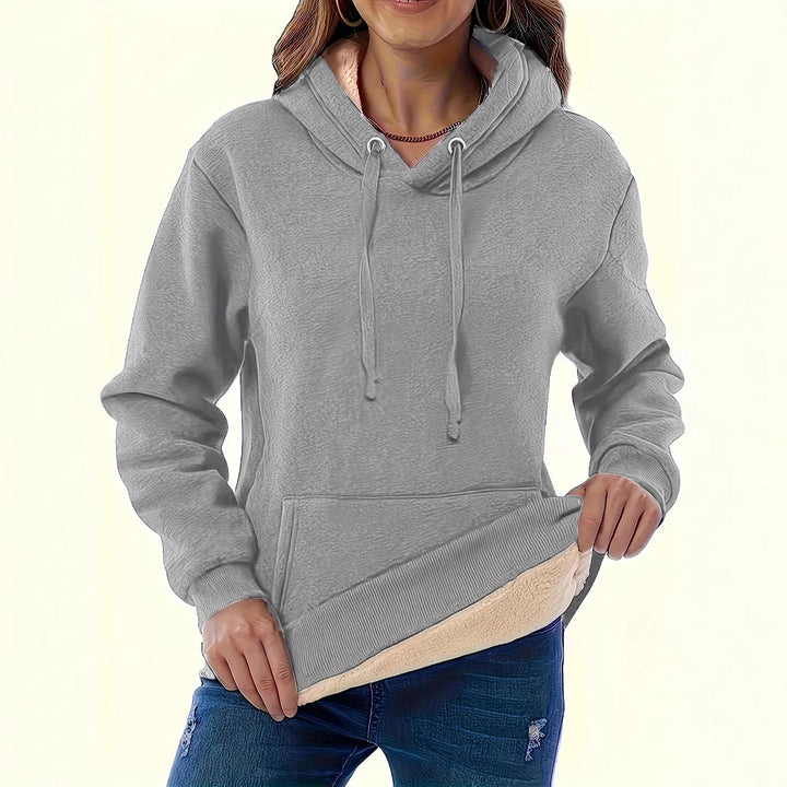 Damen Hoodie mit kuscheligem Innenfutter und modernem Schnitt Drune
