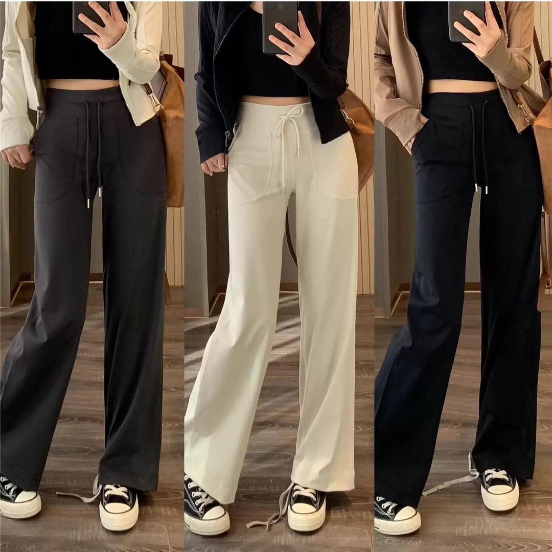 Damen elegante Weite Lounge-Hose Drune