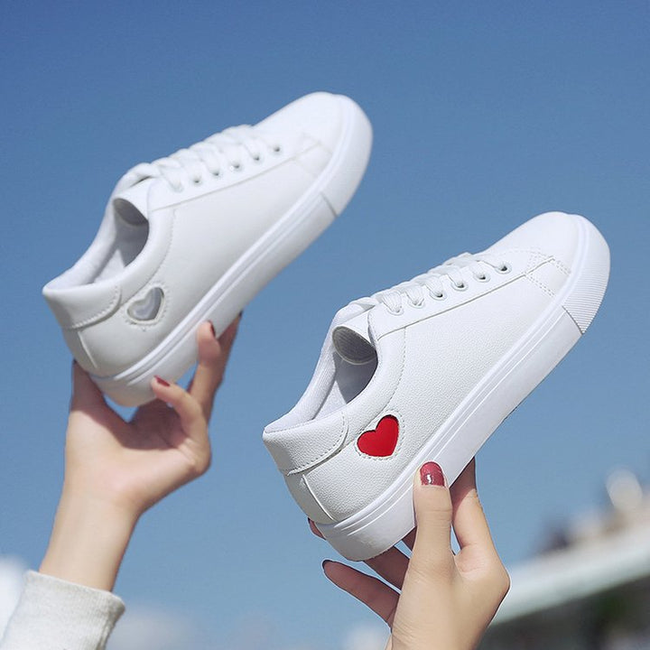 Damen Minimalistische Low-Top Sneaker mit glatter Kunstlederoptik und komfortabler Gummisohle Drune