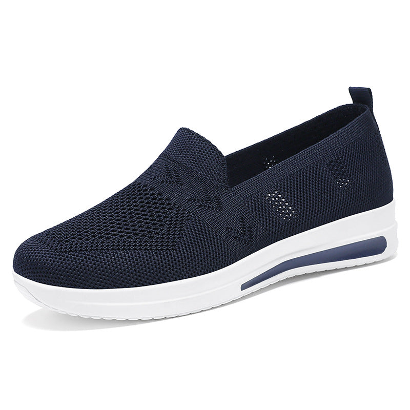 Damen Atmungsaktive Slip-On Sneakers mit flexiblem Obermaterial und komfortablem Fußbett Drune