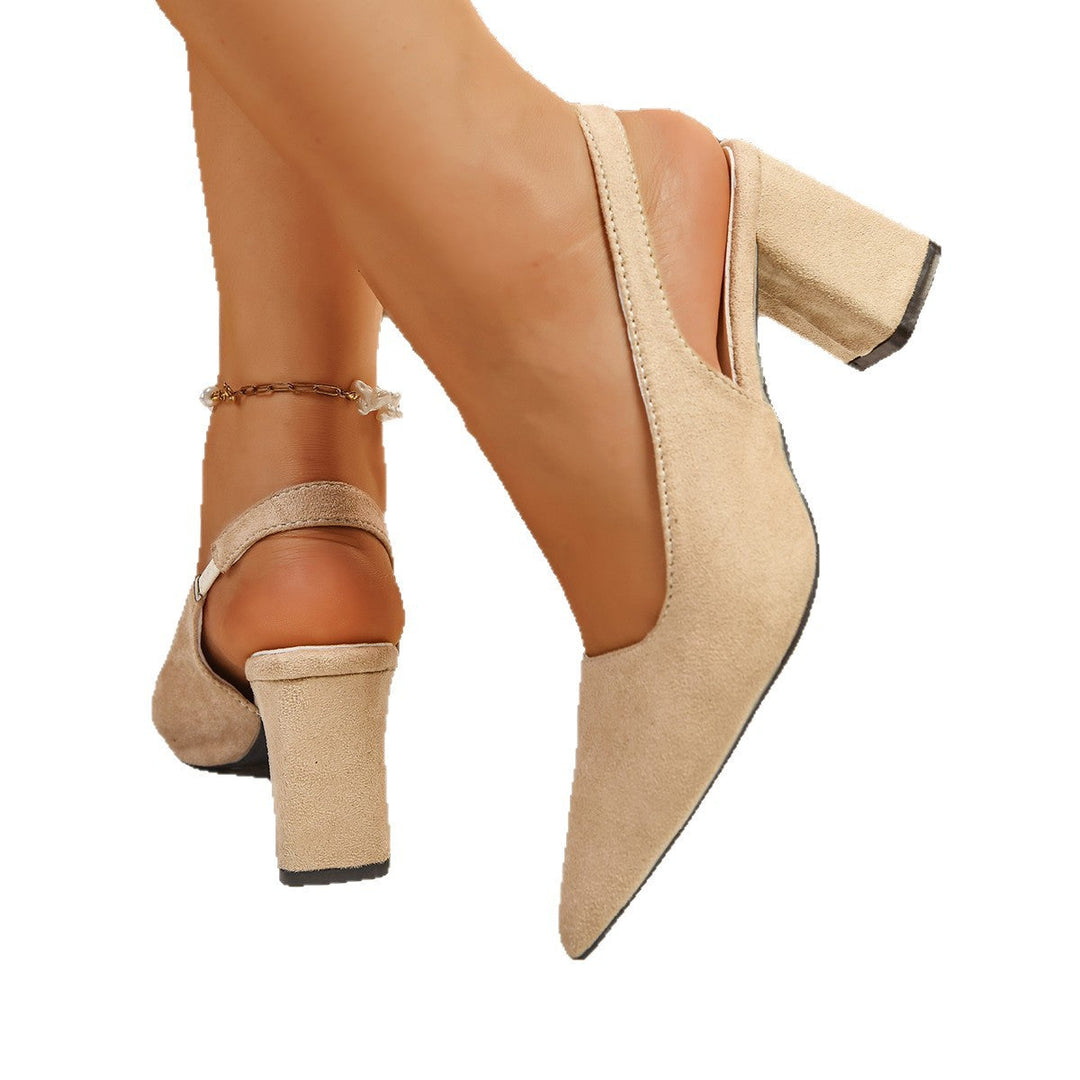 Damen Slingback-Pumps mit elegantem Blockabsatz Drune