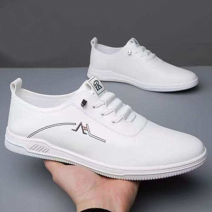 Herren Eleganter leichter Schnür-Casualschuh mit Lederoptik Drune